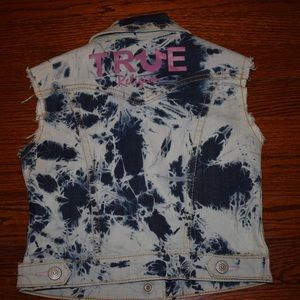 True religion denim vest
